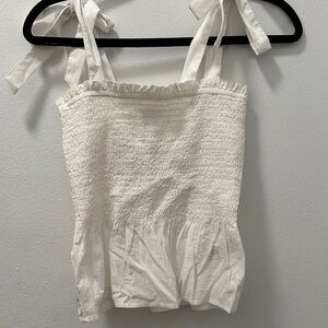 NWT Jcrew factory smocked top